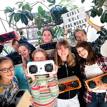 Tec Girls - Boomboxbau für Mädchen