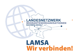Logo Landesnetzwerk Migrantenorganisationen Sachsen-Anhalt (LAMSA) e.V.