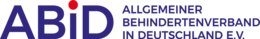 Logo ABiD Allgemeiner Behindertenverband in Deutschland "Für Selbstbestimmung und Würde" e.V.