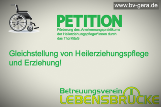 Petition: Gleichstellung von Heilerziehungspflege und Erziehung!