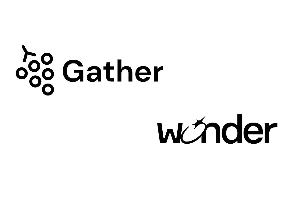 Logo Gather und Logo Wonder