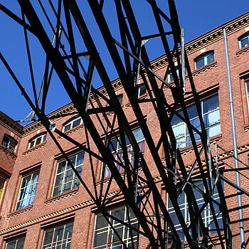 Aufgang A der Fabrik Osloer Straße