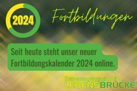 Seit heute steht und neuer Fortbildungskalender 2024 online