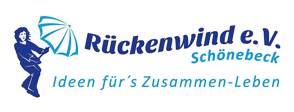 Logo des Schönebeckers Verein "Rückenwind e.V. Schönebeck"