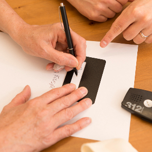 Die Unterschriftschablone hilft beim signieren von Dokumenten an der richtigen Stelle