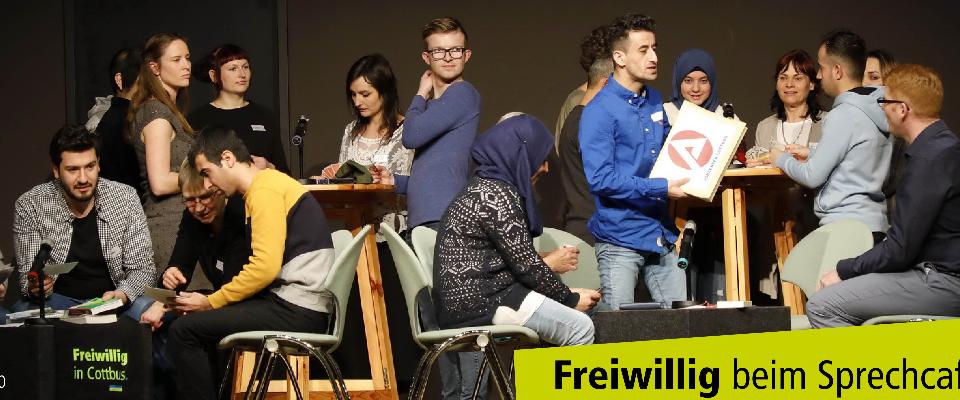 interkulturelle Begegnung beim Sprechcafé